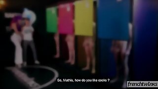 Naked Dating Porn Parody of a British TV Show