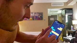 unwitting bareback grindr hook up in hotel room with hot twink and muscle jock caitiff public schoolmate